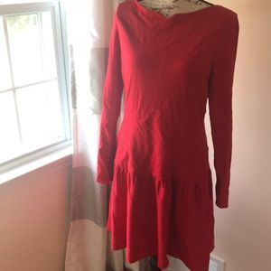 W by worth red skater style dress